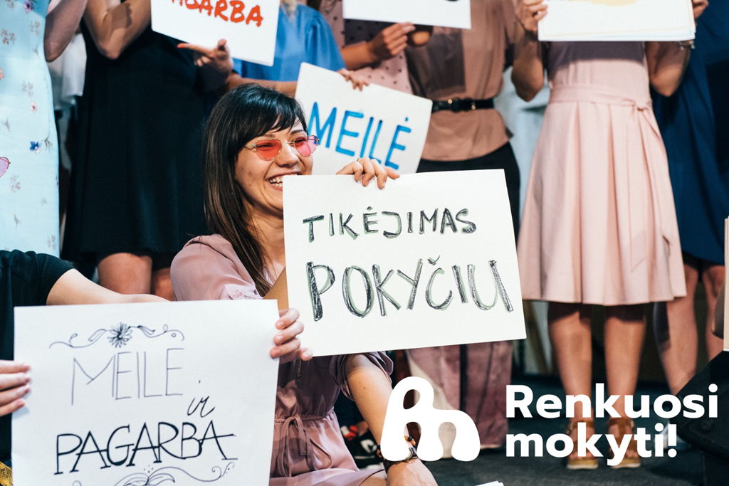 Prie mūsų mokyklos bendruomenės jungiasi „Renkuosi mokyti!” programos mokytojas!